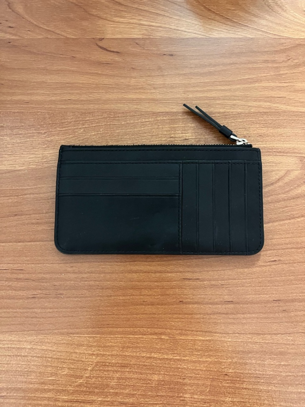 kate spade Black Quilted Zip Card Pouch - Picture 2 of 3